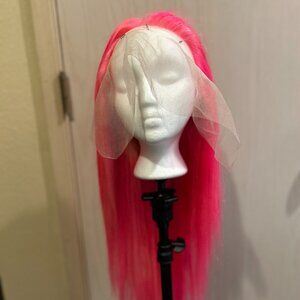 Pink Swirl Wig